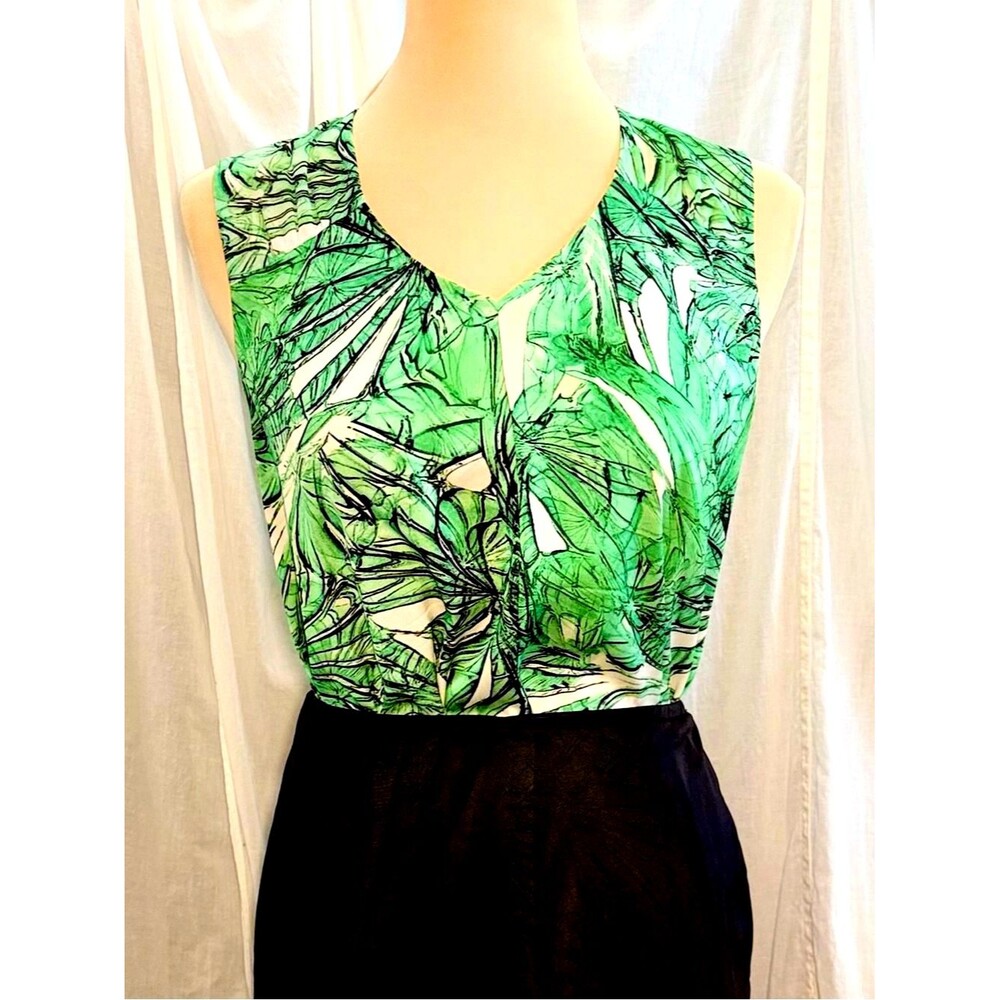 NWOT Classiques Entier Silk Sleeveless Blouse Sheer Yoke for Nordstrom Sz MP